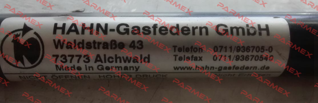 G 08 19 0250 1 0630 WG30 WG30 00320N Hahn Gasfedern