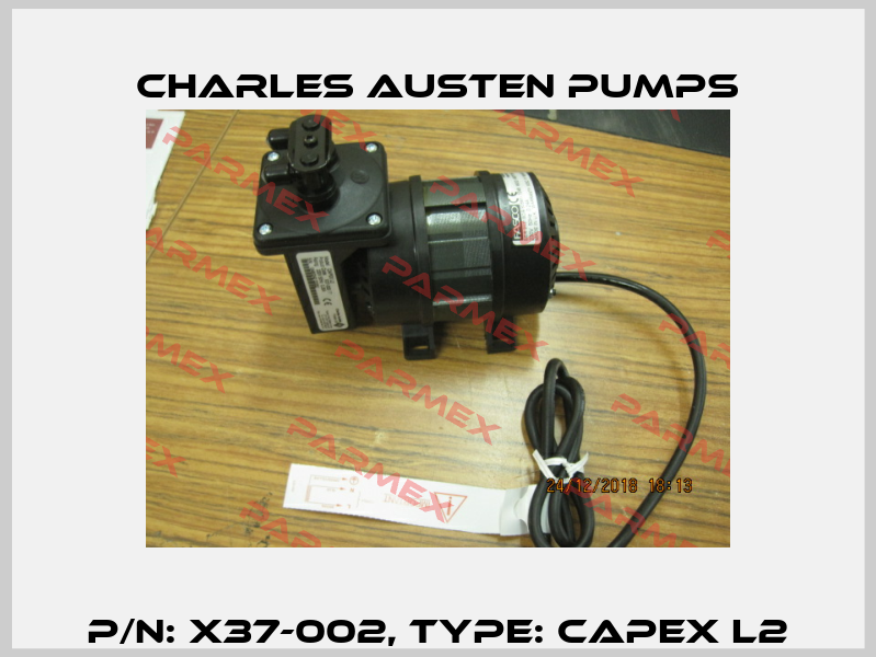 P/N: X37-002, Type: Capex L2 Charles Austen Pumps