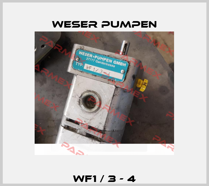 WF1 / 3 - 4 Weser Pumpen