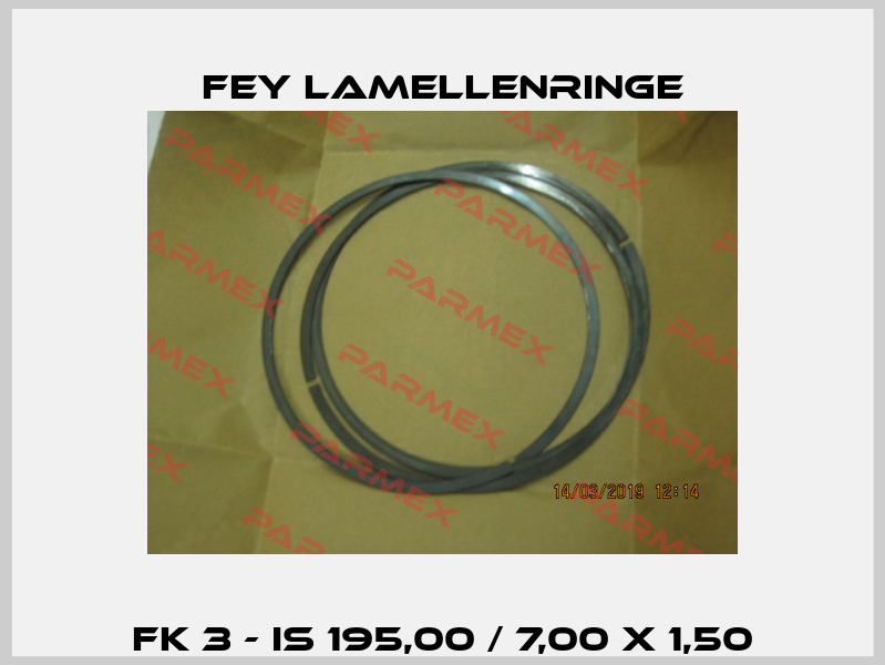FK 3 - IS 195,00 / 7,00 x 1,50 Fey