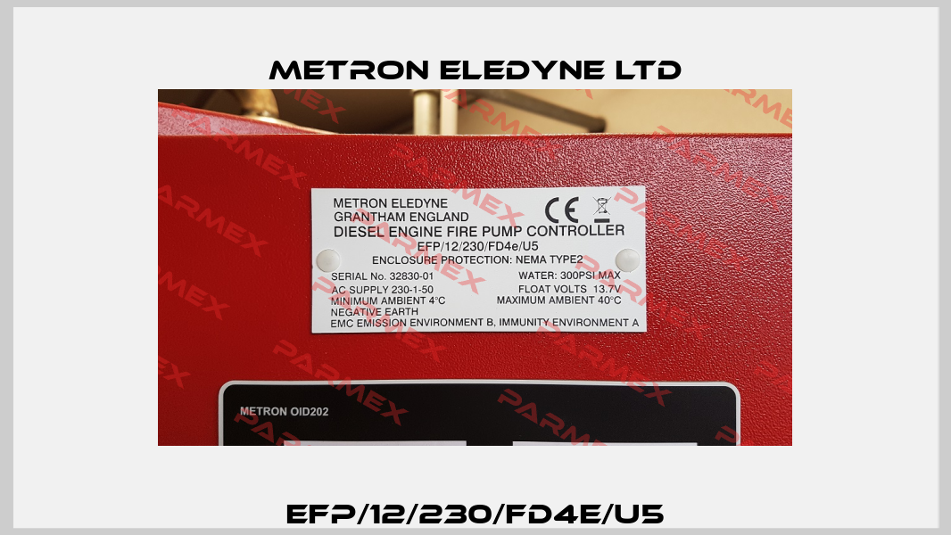 EFP/12/230/FD4e/U5 Metron Eledyne Ltd