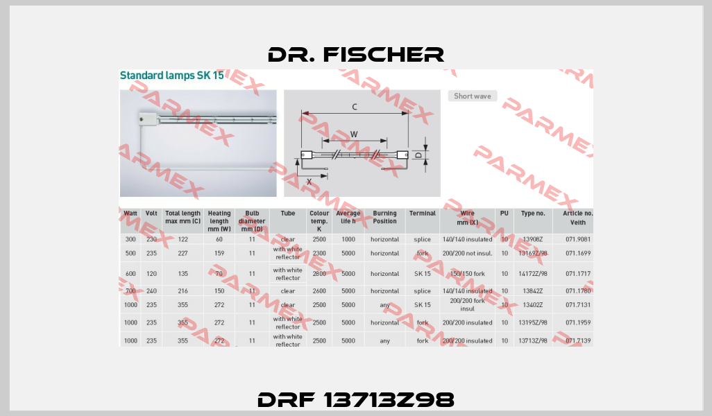DRF 13713z98 Dr. Fischer