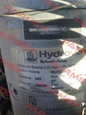 Type: 37000H00180 old model / new model 61080120007E Hydroven