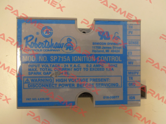SP715A Robertshaw