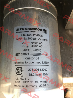 E62.S23-204M30 Electronicon