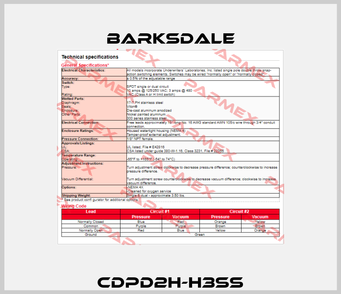 CDPD2H-H3SS Barksdale