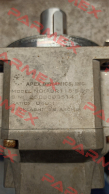 11115ABR115-040-S2P2, Type: ABR115-040-S2-P2 Apex Dynamics
