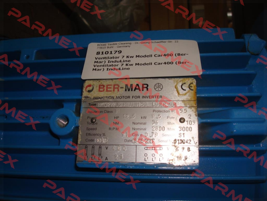 BM132V2.CAR400 Ber-Mar Motors