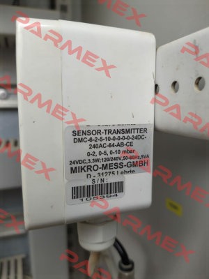 P/N:50018; Type:DMC-6-2-5-10-0-0-0-0-24DC-240AC-64-AB-CE Mikro-mess