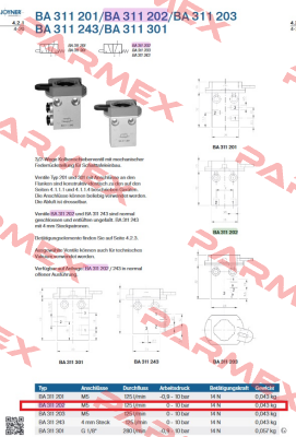 J70210171, Type BA 311202 M5 Joyner Pneumatic