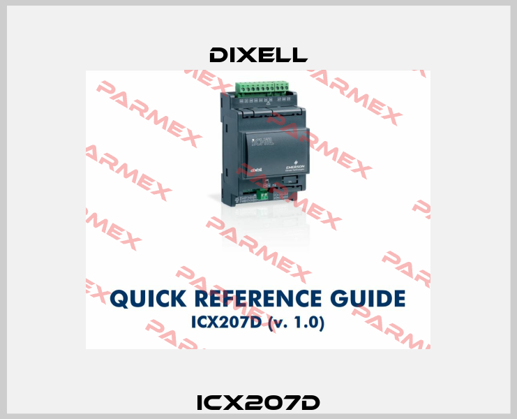 ICX207D Dixell