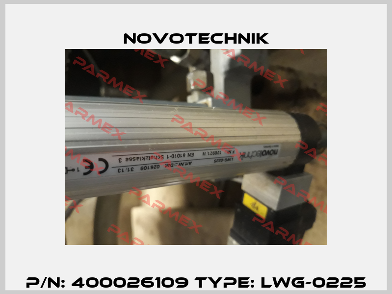 P/N: 400026109 Type: LWG-0225 Novotechnik