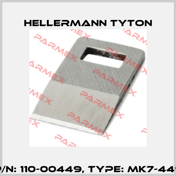 P/N: 110-00449, Type: MK7-449 Hellermann Tyton