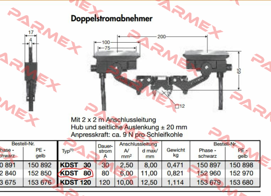 SA-KDST80PH-2000 (0152960/00)  Vahle