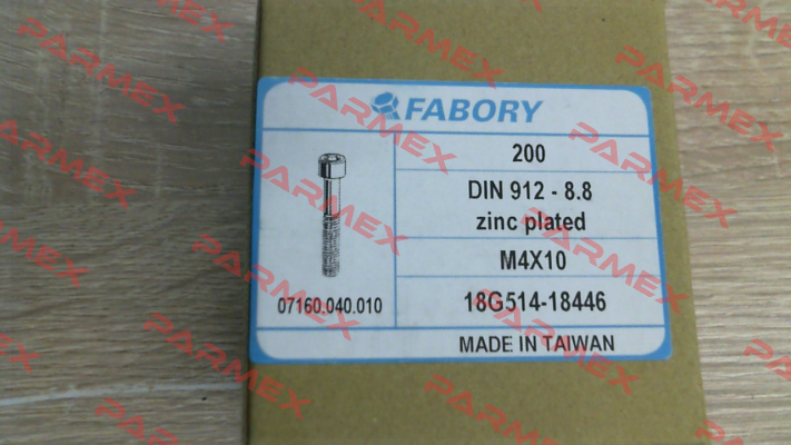 07160.040.010 (pack x200) Fabory