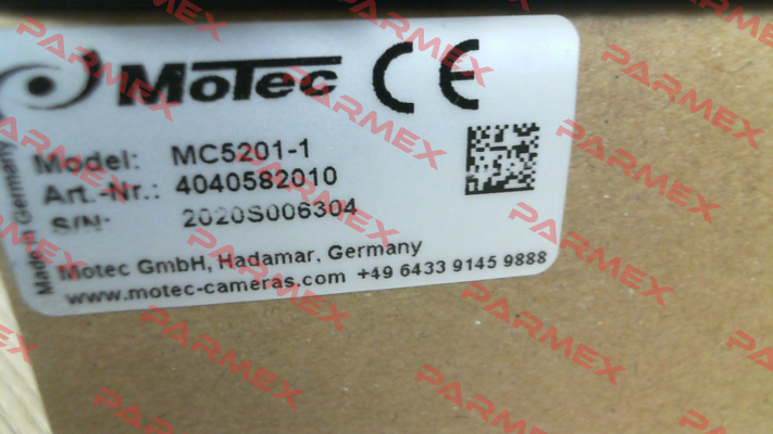 P/N: 4040582010, Type: MC5201-1 Motec