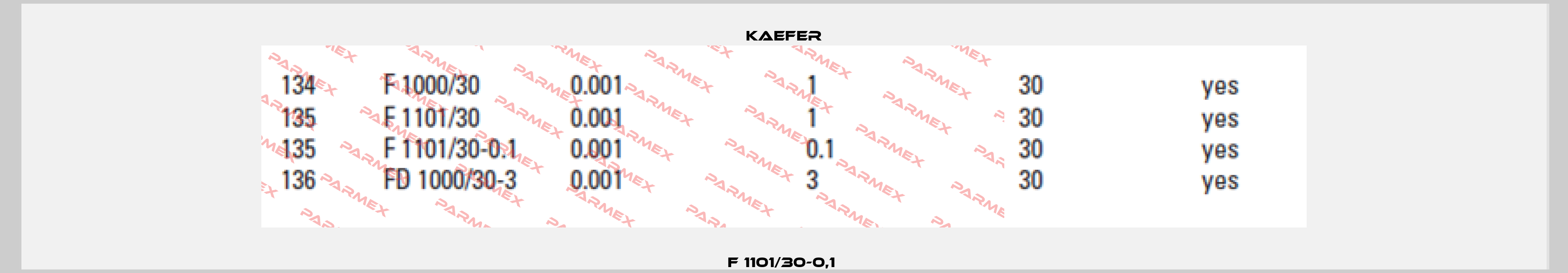 F 1101/30-0,1  Kaefer