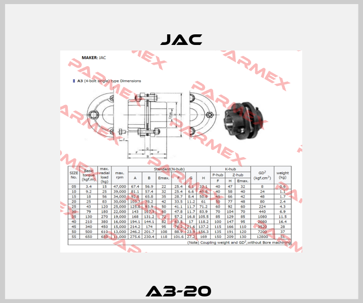 A3-20  Jac