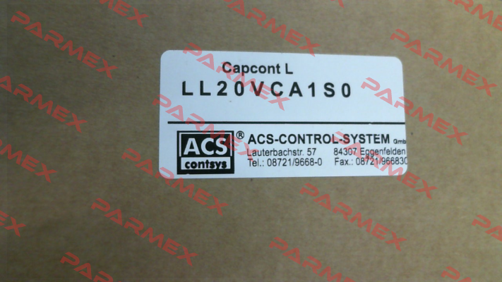 L L 2 0 V C A 1 S 0 (111000044) ACS CONTSYS