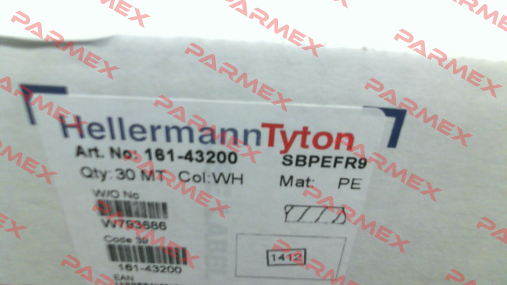 p/n: 161-43200; Type: SBPEFR9 Hellermann Tyton