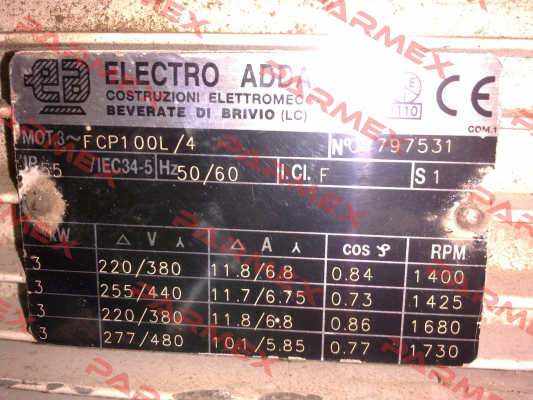 F CP100L/4 Electro Adda