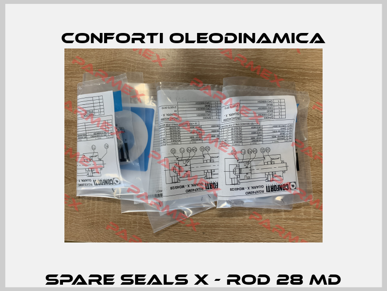 Spare Seals X - Rod 28 MD Conforti Oleodinamica