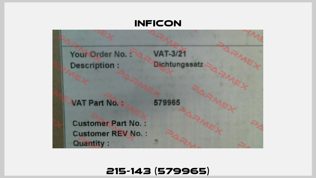 215-143 (579965) Inficon