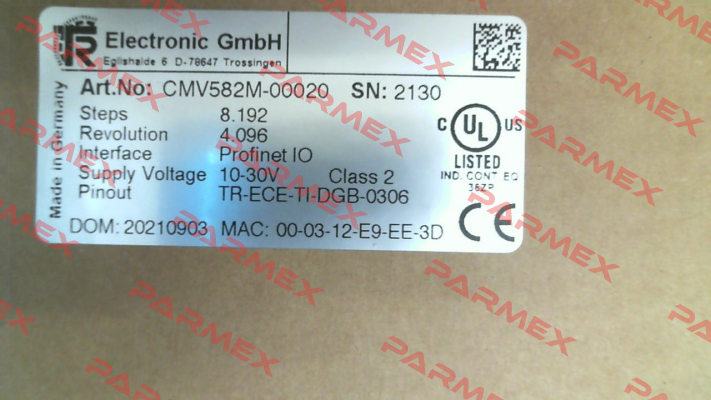 CMV582M-00020 TR Electronic