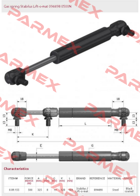 094498/500N Stabilus