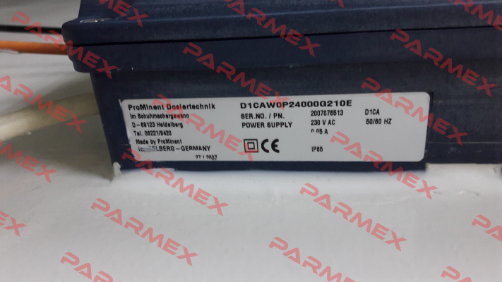 D1CAW0P24000G210E  obsolete, replaced by D1CB  ProMinent