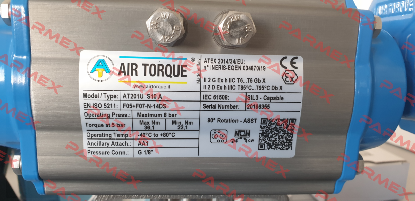 AT201U S10 A (F05+F07-N-DS14) Air Torque