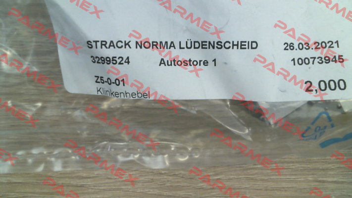 p/n: 69996; Type: Z5-0-01 Strack