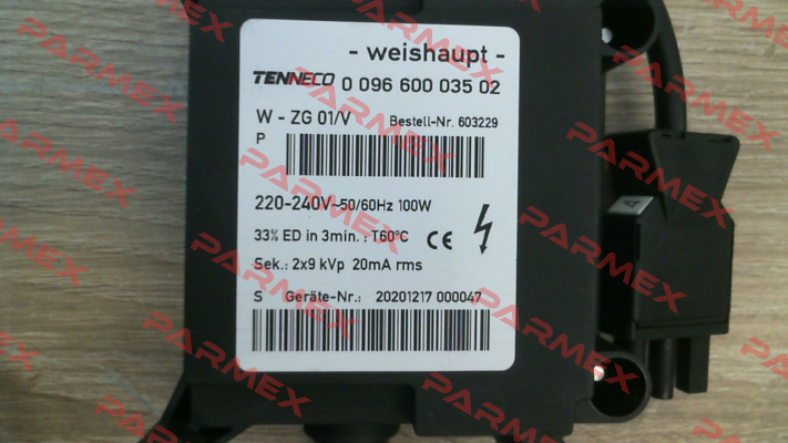 603 228 Weishaupt