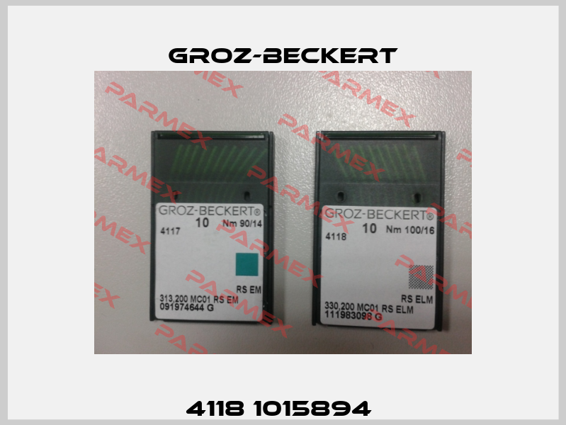 4118 1015894  Groz-Beckert