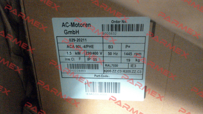 IE3AC09L4000 AC Motoren