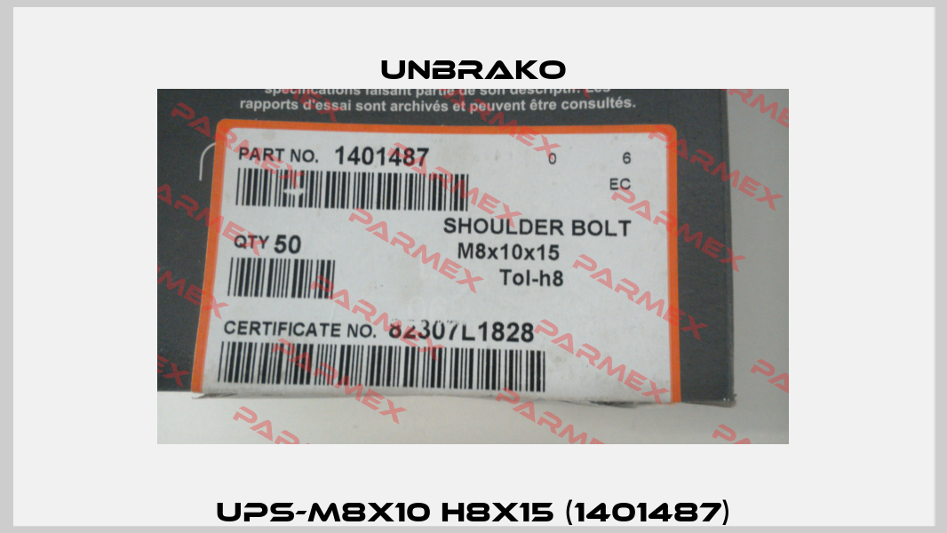 UPS-M8x10 H8x15 (1401487) Unbrako
