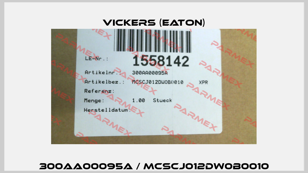 300AA00095A / MCSCJ012DW0B0010 Vickers (Eaton)