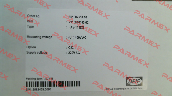 FAS-113DG (2913010160.02) Deif