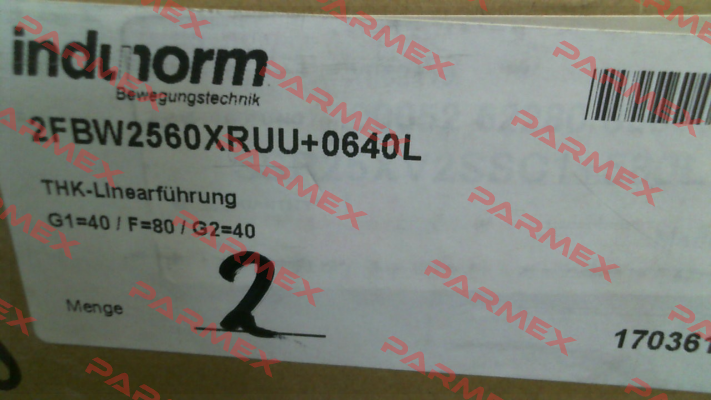2FBW2560XRUU+0640L THK