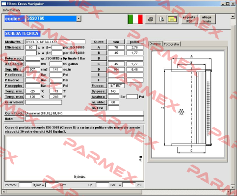 S520T60 Filtrec