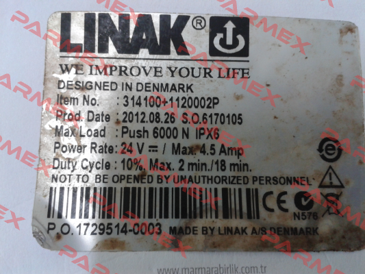 285100-00200110  Linak