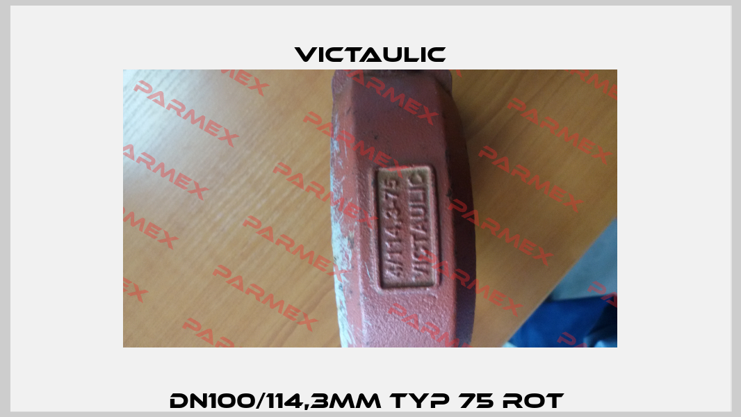 DN100/114,3mm Typ 75 rot  Victaulic
