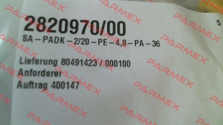 2820970/00 (241035166) Faba