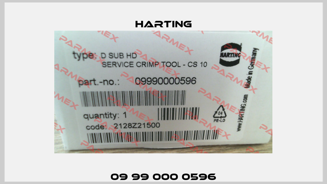 09 99 000 0596 Harting