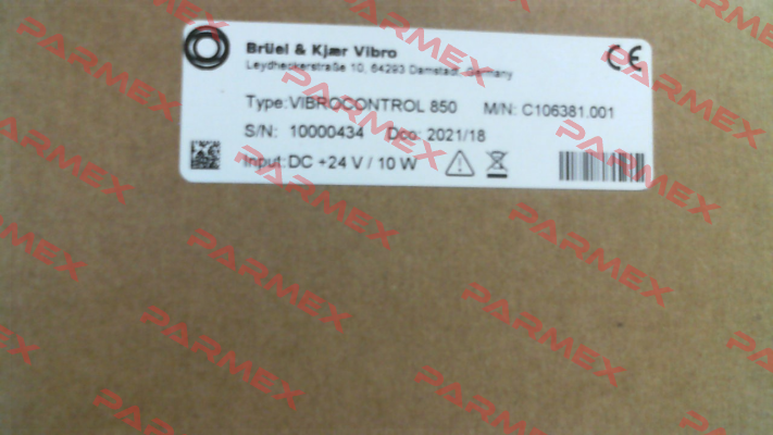 VIBROCONTROL 850 Bruel-Kjaer