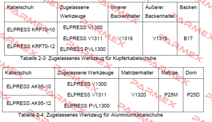 p/n: 5211-014000, Type: V1316 Elpress