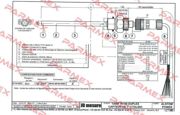 CTALS01  JD MESURE