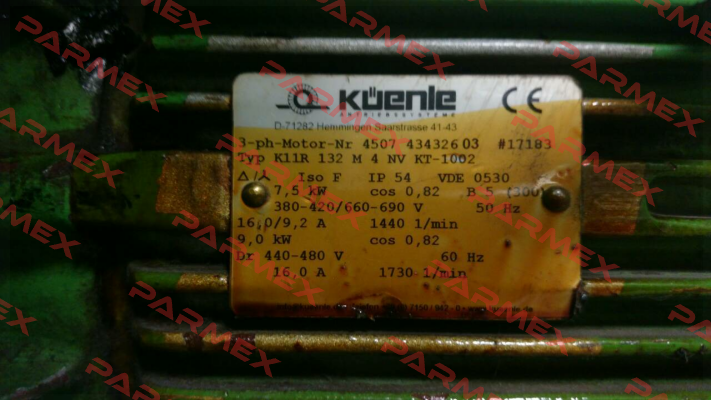 K11R  132 M 4 NV KT-1002 oem  Küenle