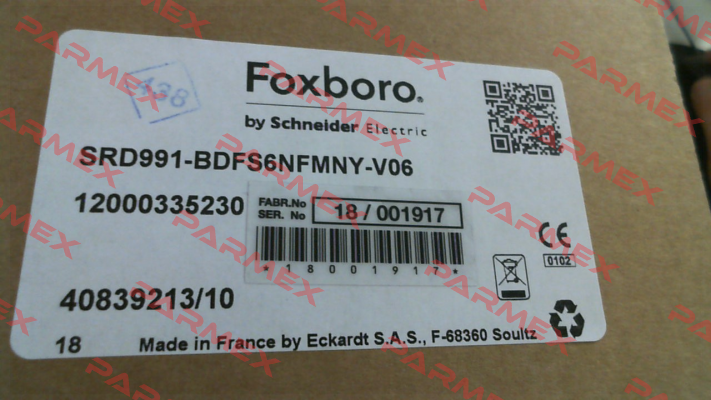 SRD991-BDFS6NFMNY-V06 Foxboro