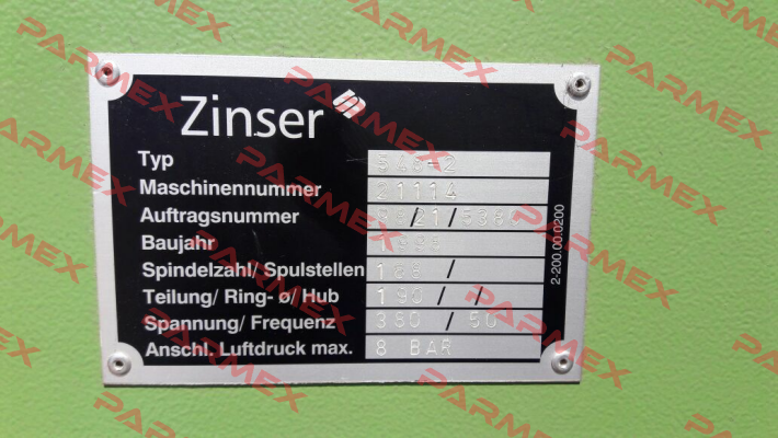 N 101 51 000 1-455.00.0048  Zinser